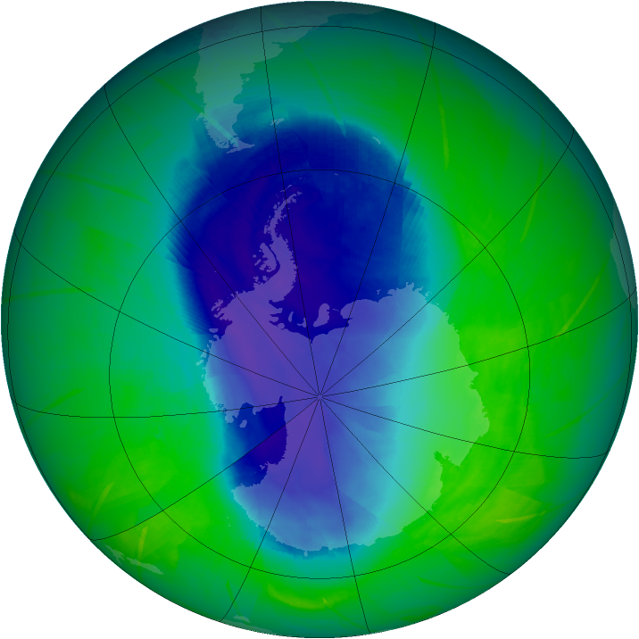Ozone Map 2009-11-13